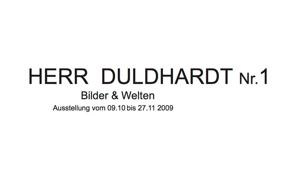 herr duldhardt nr.1 ∙ katalog